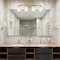 Designers Fountain Leavenworth 33in 4-Light Brushed Gold Modern Indoor Vanity Light with Etched Opal Glass Shades D257M-4B-BG - alternate 2